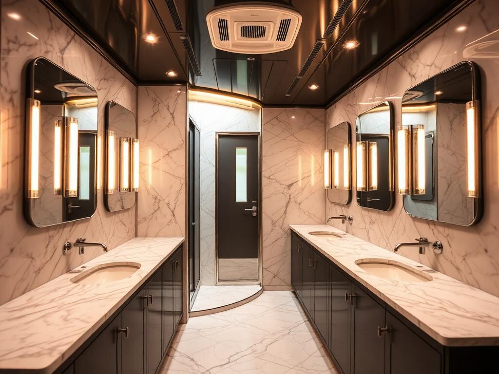 Luxury Restroom Trailer Rental